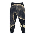 Full Moon Howling Wolf Print Jogger Pants