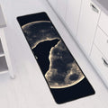 Full Moon Howling Wolf Print Long Kitchen Mat