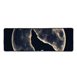Full Moon Howling Wolf Print Long Kitchen Mat
