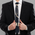 Full Moon Howling Wolf Print Necktie