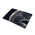 Full Moon Howling Wolf Print Pet Cooling Mat Cover