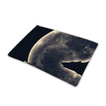 Full Moon Howling Wolf Print Pet Cooling Mat Cover