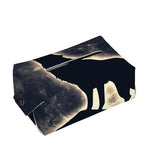Full Moon Howling Wolf Print Rectangle Tissue Box Cover
