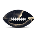 Full Moon Howling Wolf Print Rugby Ball