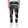 Full Moon Howling Wolf Print Joggers