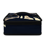 Full Moon Howling Wolf Print Small Lunch Bag