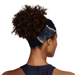 Full Moon Howling Wolf Print Sports Headband