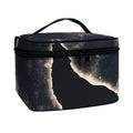 Full Moon Howling Wolf Print Travel Makeup Bag
