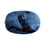Full Moon Night Owl Print Car Side Mirror Covers