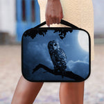 Full Moon Night Owl Print Classic Bible Case