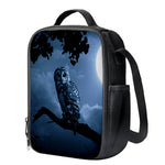 Full Moon Night Owl Print Crossbody Lunch Bag