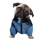 Full Moon Night Owl Print Dog Zip Up Jacket
