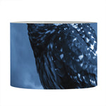Full Moon Night Owl Print Drum Lamp Shade
