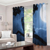 Full Moon Night Owl Print Extra Wide Grommet Curtains