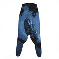 Full Moon Night Owl Print Hammer Pants
