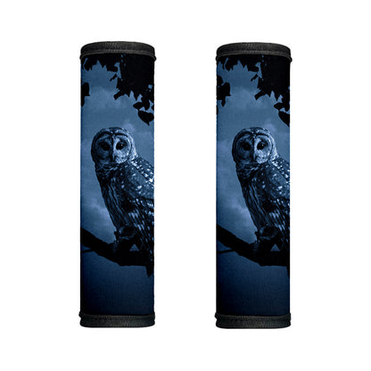 Full Moon Night Owl Print Handle Covers