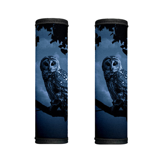 Full Moon Night Owl Print Handle Covers