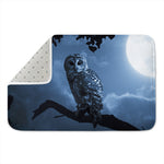 Full Moon Night Owl Print Indoor Door Mat