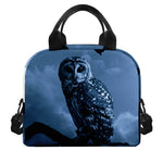 Full Moon Night Owl Print Insulated Lunch Bag