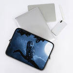 Full Moon Night Owl Print Laptop Sleeve