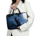 Full Moon Night Owl Print Laptop Sleeve With Handle