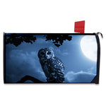 Full Moon Night Owl Print Mailbox Cover