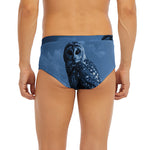 Full Moon Night Owl Print Men's Briefs