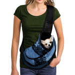 Full Moon Night Owl Print Pet Sling Carrier