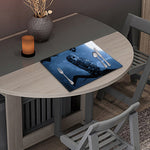 Full Moon Night Owl Print Placemat