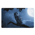 Full Moon Night Owl Print Polyester Doormat