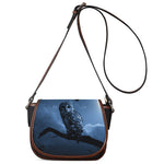 Full Moon Night Owl Print Saddle Bag