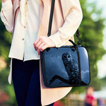 Full Moon Night Owl Print Shoulder Strap Bible Bag