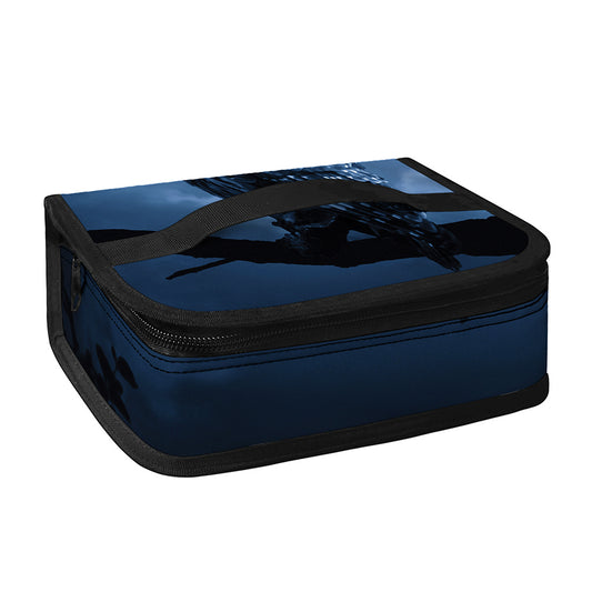 Full Moon Night Owl Print Small Lunch Bag