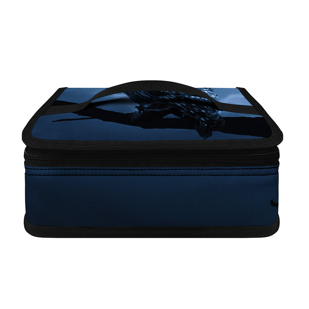 Full Moon Night Owl Print Small Lunch Bag