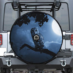 Full Moon Night Owl Print Tire Cover With Camera Hole