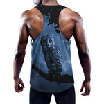 Full Moon Night Owl Print Training Tank Top
