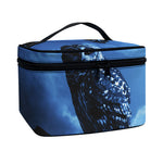 Full Moon Night Owl Print Travel Makeup Bag