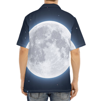 Full Moon Print Aloha Shirt