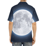 Full Moon Print Aloha Shirt
