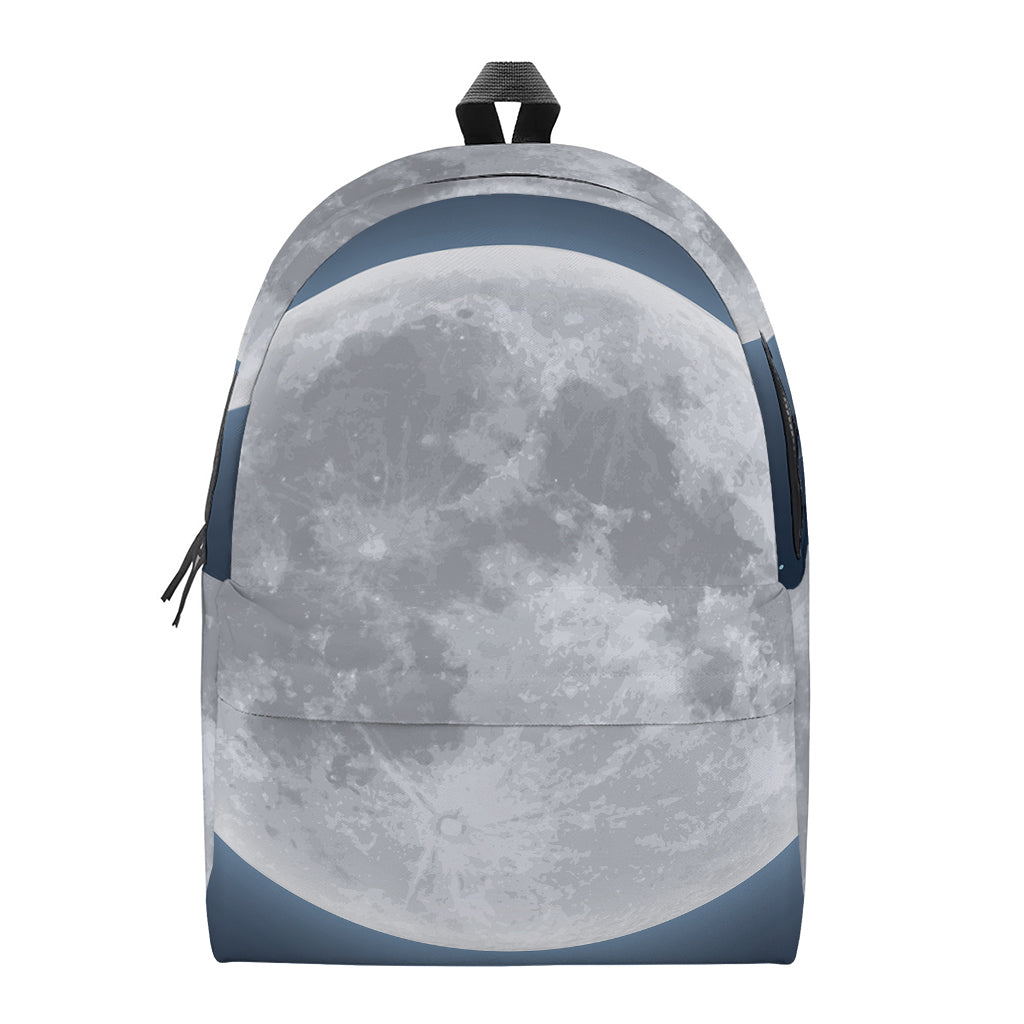 Full Moon Print Backpack