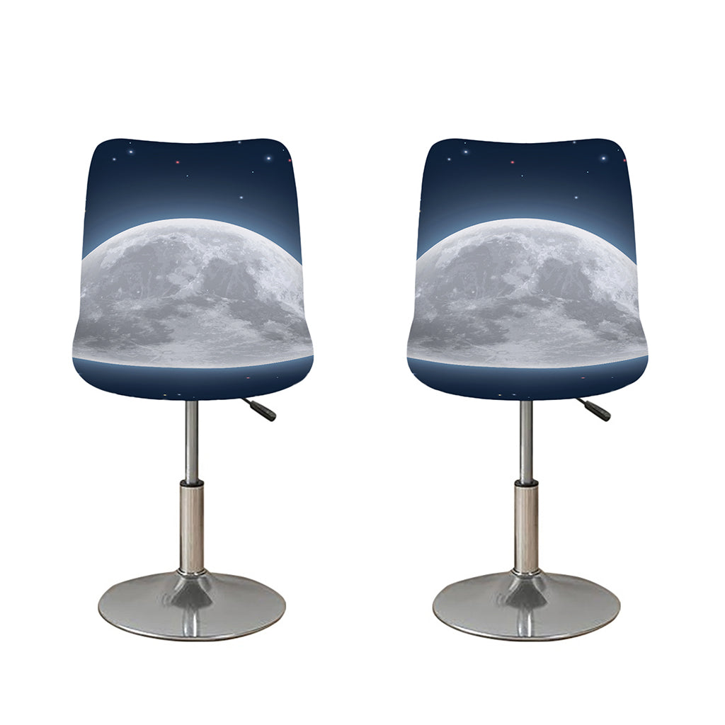 Full Moon Print Bar Stool Covers