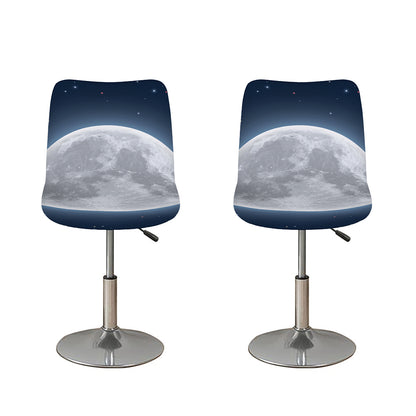 Full Moon Print Bar Stool Covers