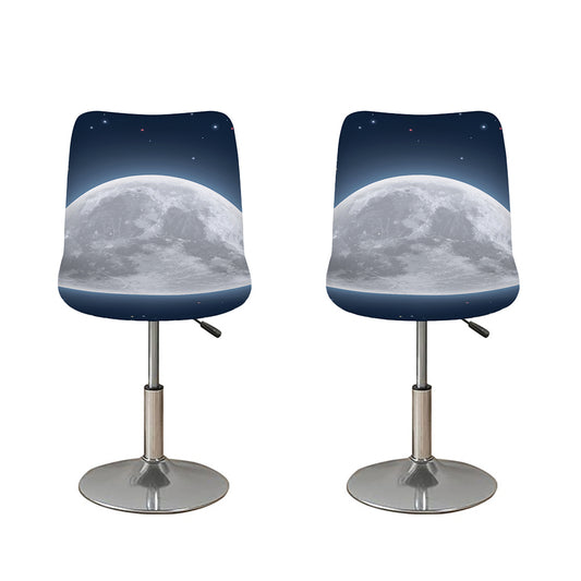 Full Moon Print Bar Stool Covers