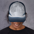 Full Moon Print Baseball Cap