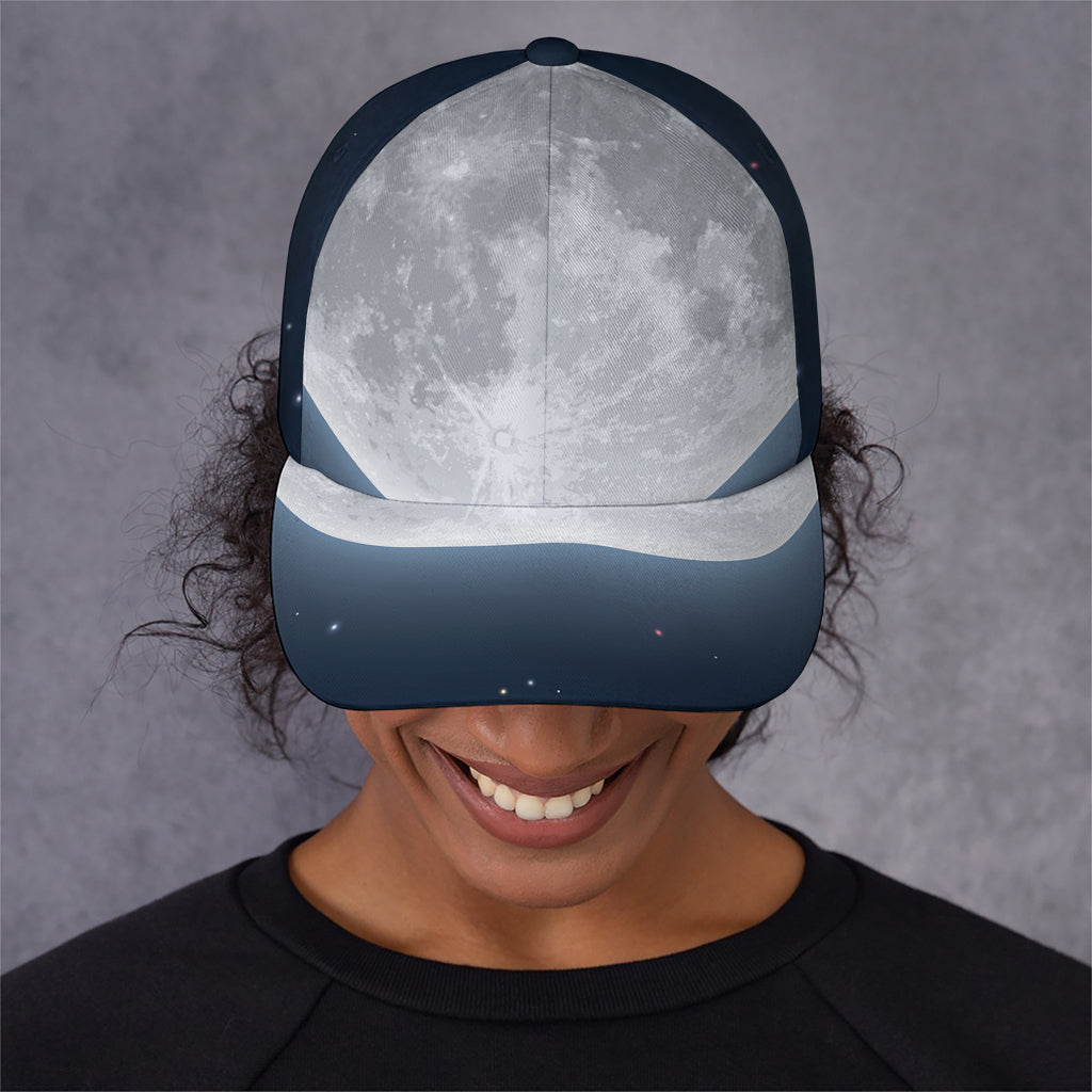 Full Moon Print Baseball Cap