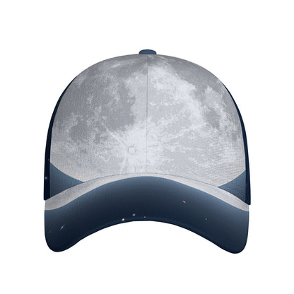Full Moon Print Baseball Cap