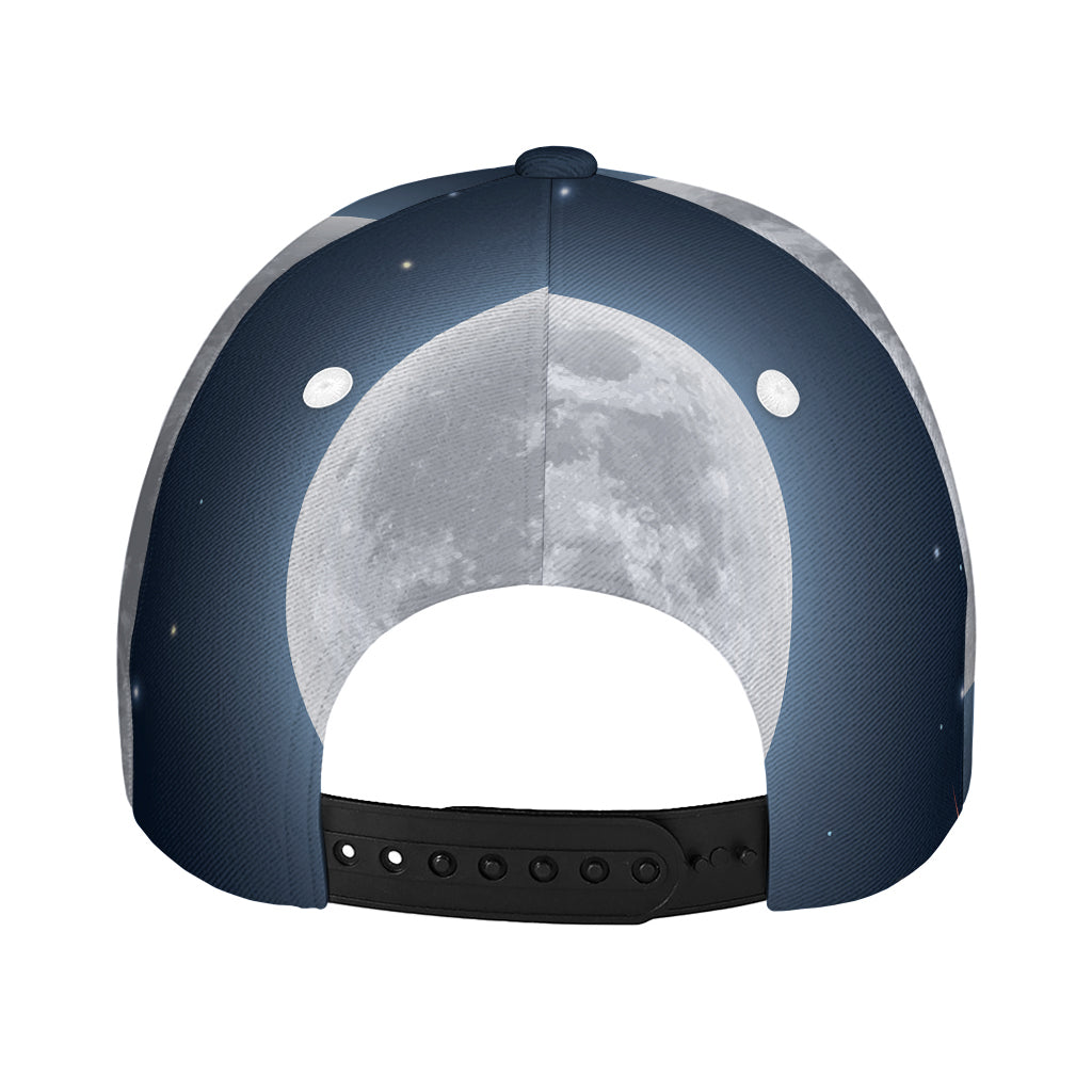 Full Moon Print Baseball Cap
