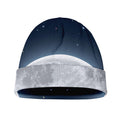 Full Moon Print Beanie