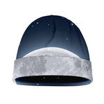 Full Moon Print Beanie
