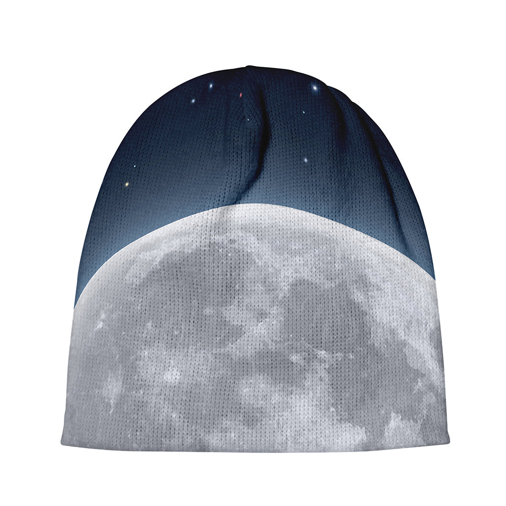Full Moon Print Beanie